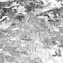 Fototapeta premium 3D illustration of city and urban in Bengaluru India