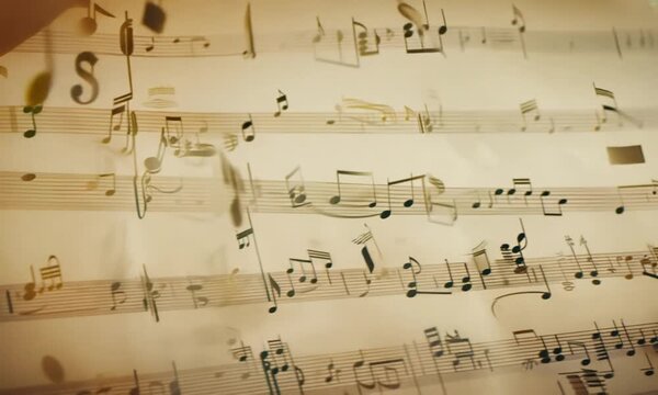 music nites background. generative ai