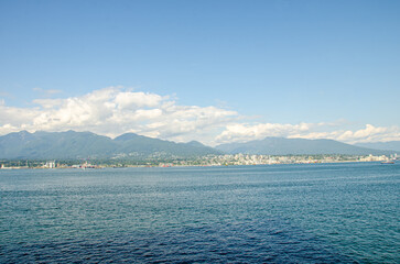 Canada Place water front, Vancouver, BC, Canada