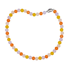 8mm3색 채운옥 목걸이