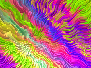 Twisted psychedelic image