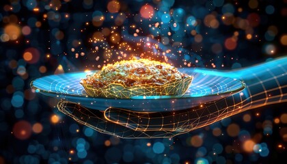 abstract christmas tree