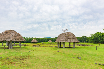 Oyu kanjo-resseki (Oyu Stone Circle),  late Jomon period (approx. 2,000 &ndash; 1,500 BC) archaeological site, UNESCO World Heritage Site