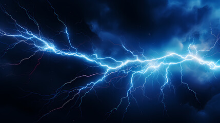 Blue lightning background
