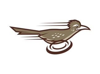 ROADRUNNER CHARACTER MASCOT DESIGN ILLUSTRATION