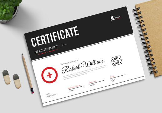 Certificate Design Template