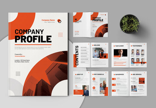 Company Profile Layout