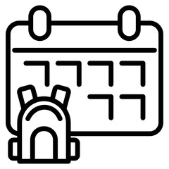 School Calendar Icon