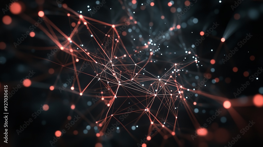 Aufkleber futuristic digital waves background for tech concepts generative ai