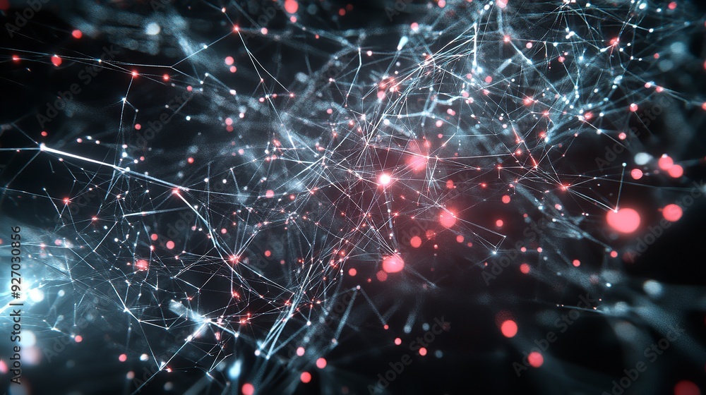 Aufkleber futuristic digital waves background for tech concepts generative ai