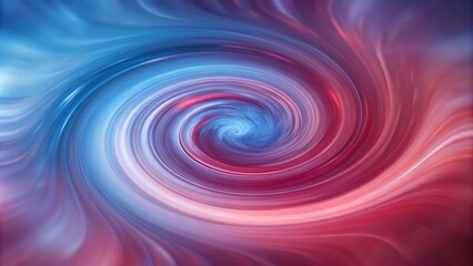 Obraz premium A mesmerizing abstract image featuring a swirling vortex of blue and red colors, symbolizing energy, movement, fluidity, change, and depth.