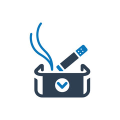 Ash tray / Quit smoking icon