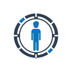 Person In Portal Vector Icon