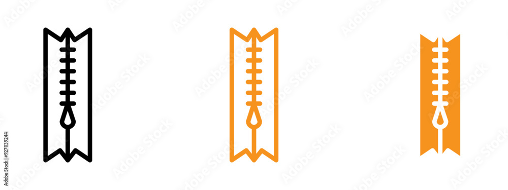 Poster zip icon web design in vector