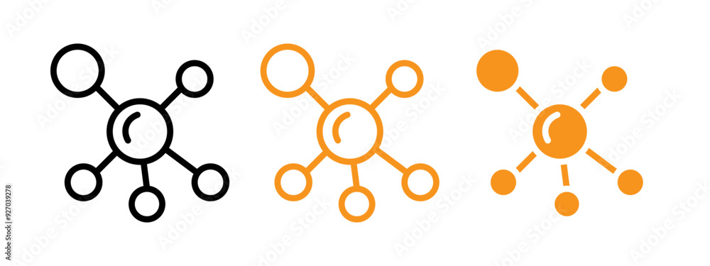 Poster Antioxidant icon web design in vector