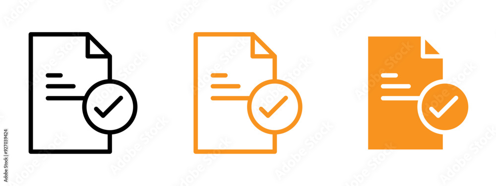 Poster compliance icon web design in vector