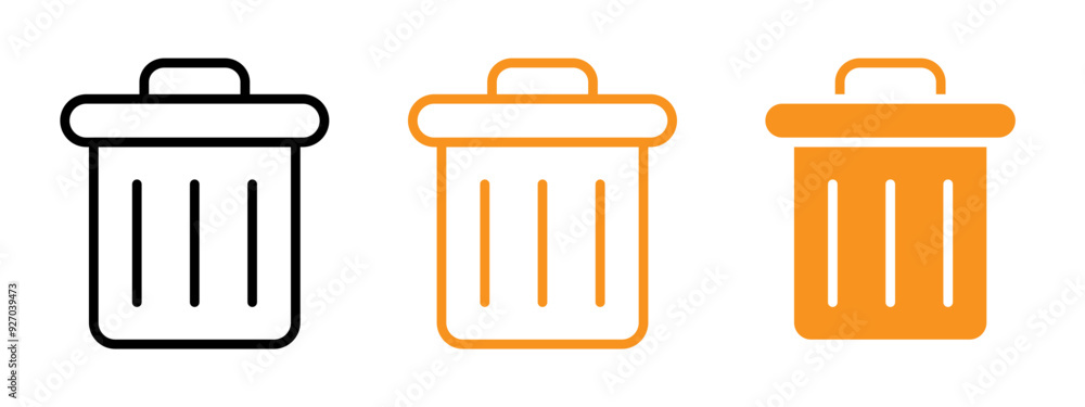 Poster Delete icon web design in vector