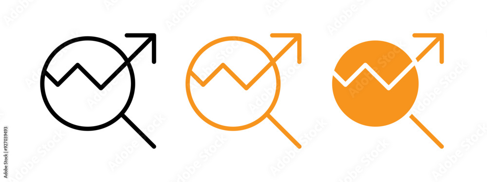 Aufkleber digital marketing icon web design in vector
