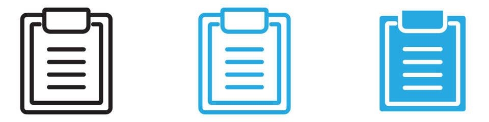 Clipboard icon web design in vector