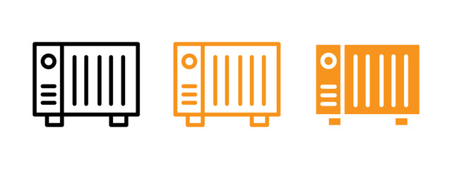 Conditioner heater icon web design in vector