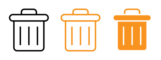 Delete icon web design in vector