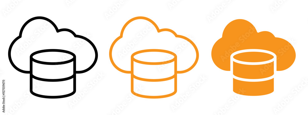 Poster Hosting icon web design in vector