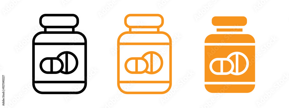 Poster supplement icon web design in vector