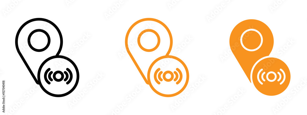Poster You are Here Pointer Icon web design in vector