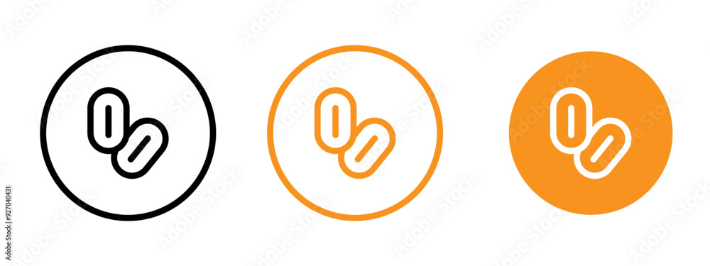 Poster yeast icon web design in vector