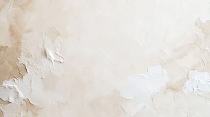 Minimalistic watercolor paper texture with light cream and white tones