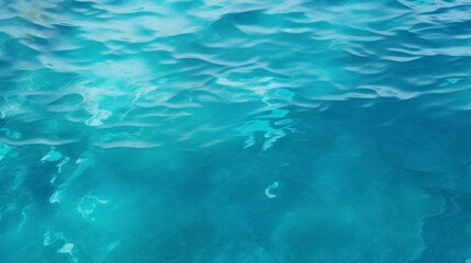 Obraz premium Deep turquoise sea with gentle ripples and clear blue texture