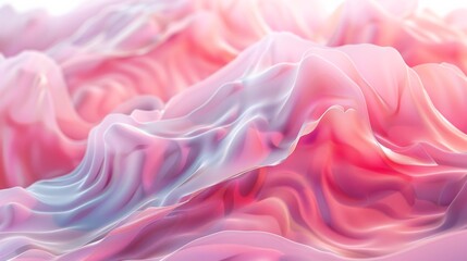 Fototapeta premium Abstract coral wave texture in pastel colors creating fluid and smooth shapes