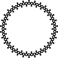 Dotted Circle Frame