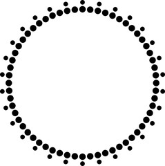 Dotted Circle Frame