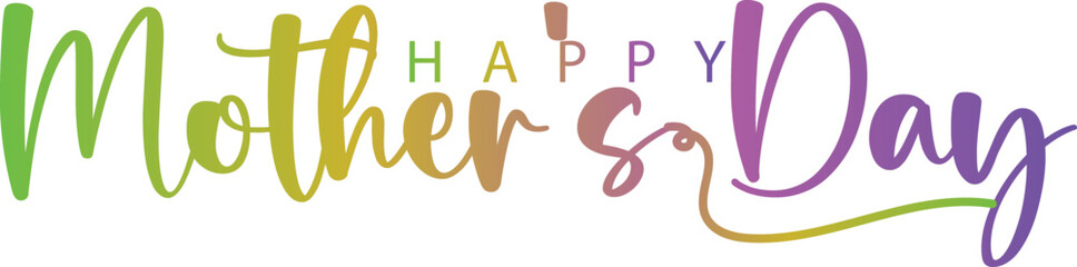 Happy Mothers Day, pink flower calligraphy poster. Vector chamomile blossom decoration for Mother's day or sale shopping special offer banner. Best Mom ever greeting card, Happy Mother’s Day Lettering