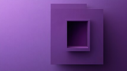  Inside a Purple Square: Simple and Bold Design Featuring  Centered in a Purple Square Background, Ideal for Age Rating, Information Labels, or Visual Communication.