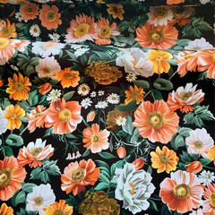 colorful silk textured fabric surface for design purpose.