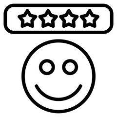 Fototapeta premium Satisfaction Icon