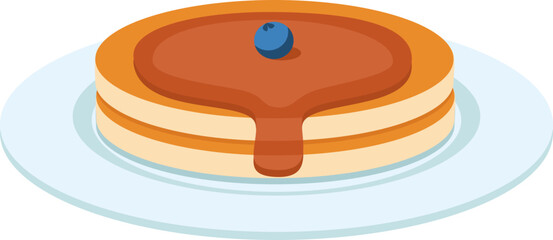 Pancake Illustration