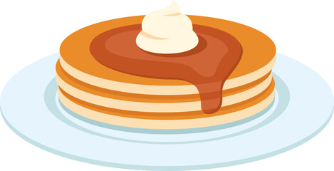 Pancake Illustration