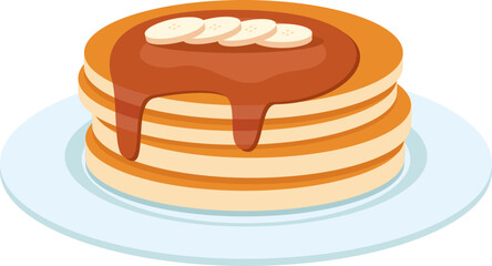 Pancake Illustration
