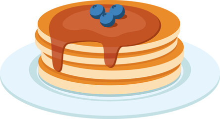 Pancake Illustration