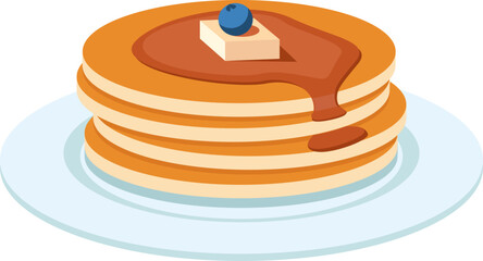 Pancake Illustration