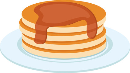 Pancake Illustration