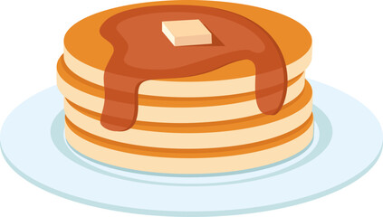 Pancake Illustration