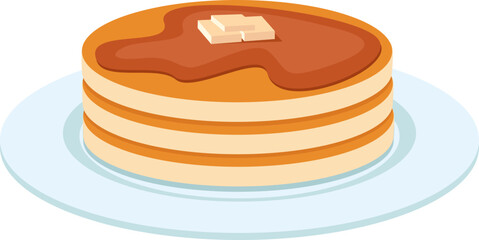 Pancake Illustration