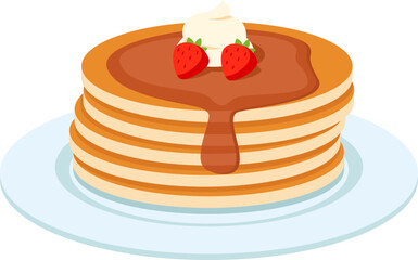 Pancake Illustration