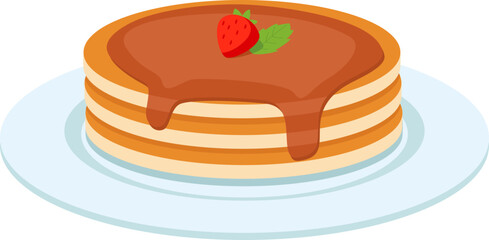 Pancake Illustration
