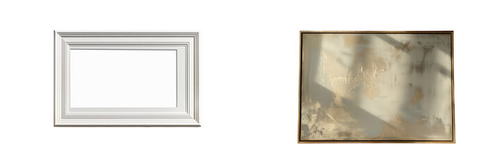 A framed art print isolated on a white background.