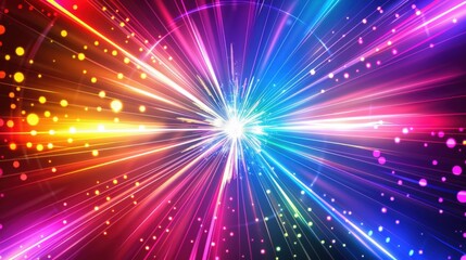 Obraz premium A colorful fireworks display